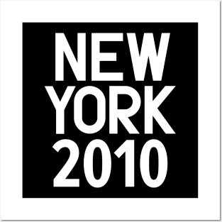 New York Birth Year Series: Modern Typography - New York 2010 Posters and Art